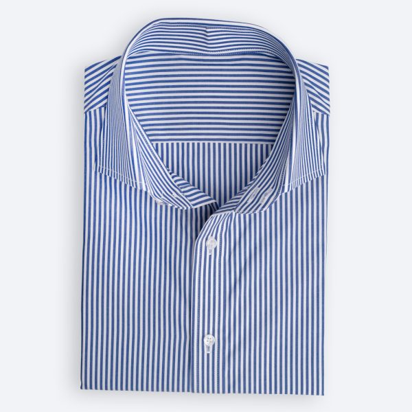 Oxford Stripe Blue and White