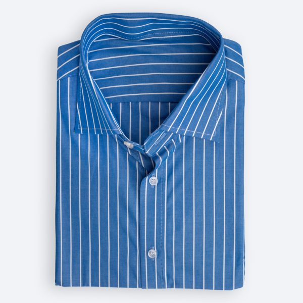 Oxford Wide Stripe Blue